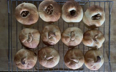 新作干し柿パン＆定番あんぱんづくり