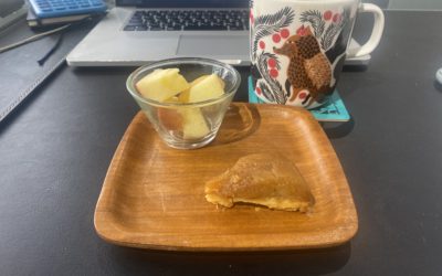 板張りの斜天井②